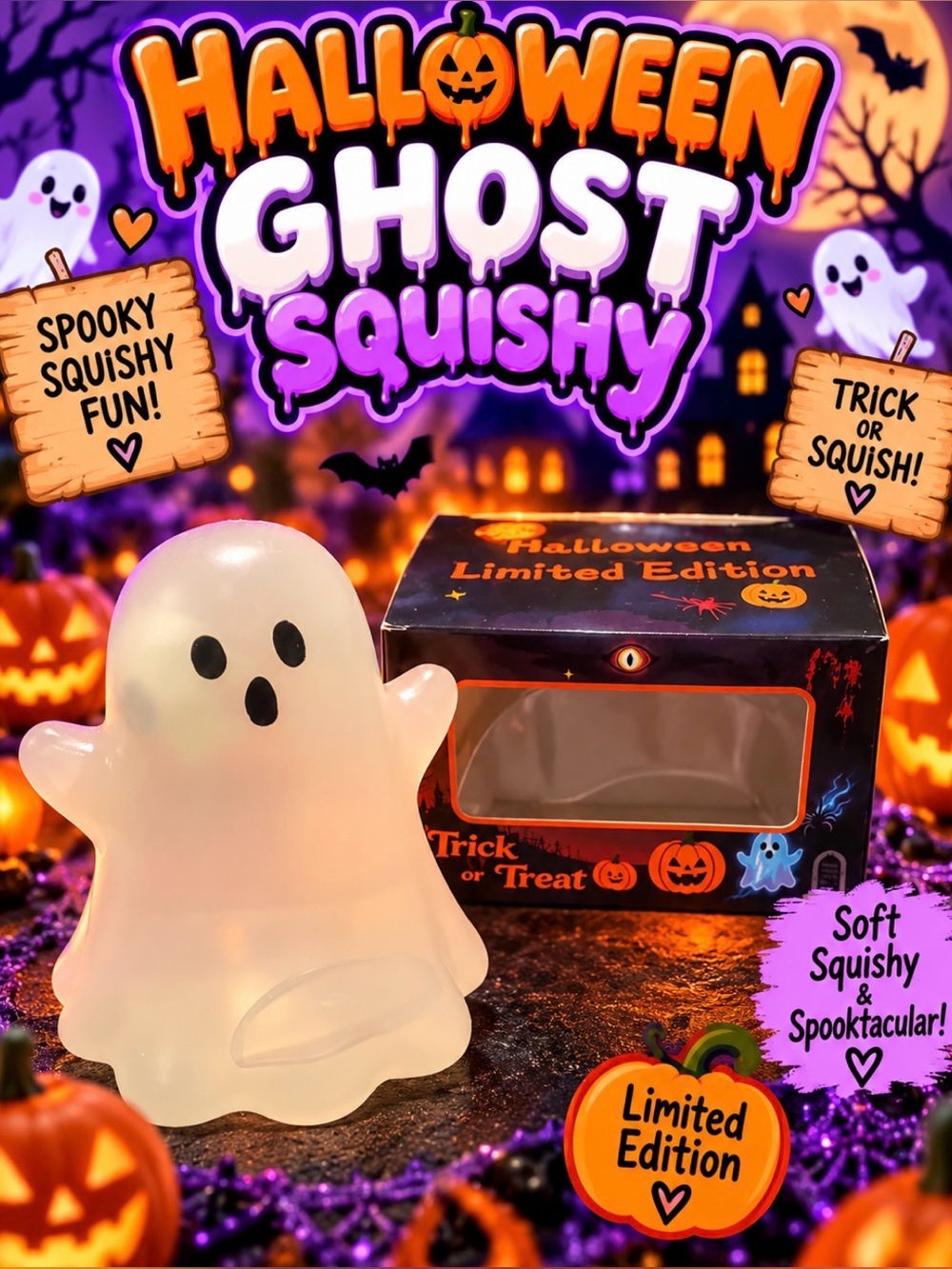 Halloween Ghost Squishy